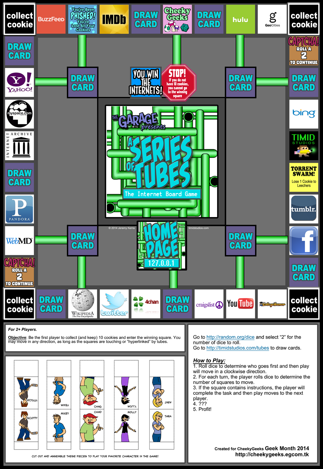 A Series of Tubes: The Internet Board Game